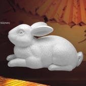 吉祥兔純銀工藝品定做、純銀制品生產(chǎn)訂購