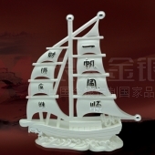 財(cái)源廣進(jìn)純銀禮品定做定購(gòu)、財(cái)源廣進(jìn)純銀工藝品擺件