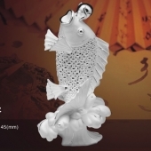 招財(cái)魚(yú)純銀擺件