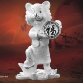 純銀招財(cái)有福虎