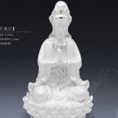 純銀觀音菩薩擺件、觀音純銀擺件